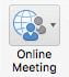Online Meeting Button